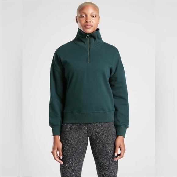 Athleta Sweaters - Athleta- Cozy Karma 1/4 Pull Over Sweater XS